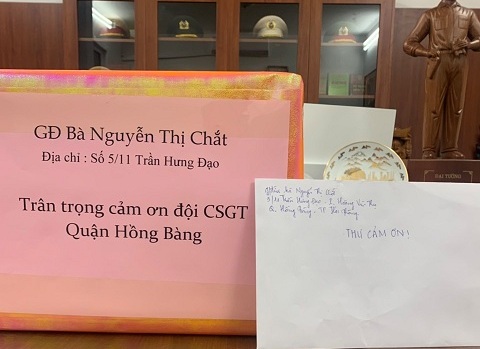 Gia đình cụ bà Nguyễn Thị Chắt gửi thư cảm ơn lực lượng Công an